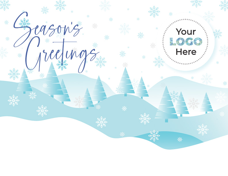 Season's Greetings Thank You Card